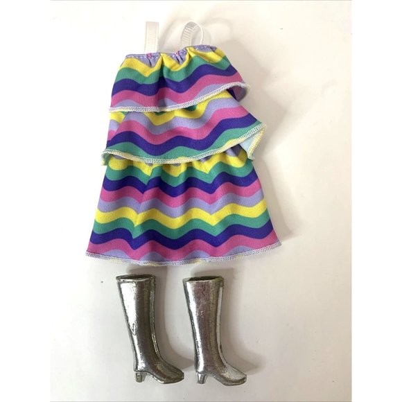 Barbie Doll Dresses Blouses Shoes Boots Accessories Mix Lot - Picture 3 of 8